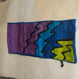 Oscar De La Renta Studio Abstract Scarf Silk